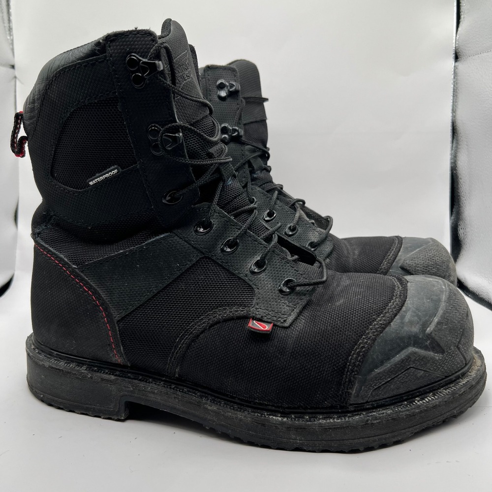 Red Wing 2493 Mens Black Waterproof Safety Comp King Toe Work Boots 10 EE Wide
